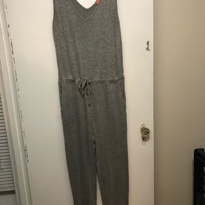 Joe fresh grey sleeveless jumpsuit